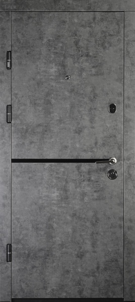 Двері вхідні Міністерство дверей КС-209+ мармур 2050x960 мм ліві