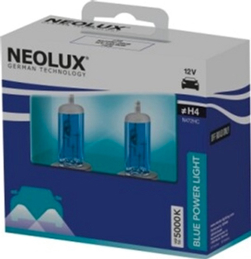 Автолампа галогенная Neolux P43T Blue Power Light off-road H4 100/90 Вт 2 шт.(NE N472 HC-SCB)