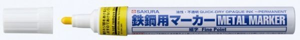 Маркер Sakura METAL MARKER PKK-S#3 желтый 