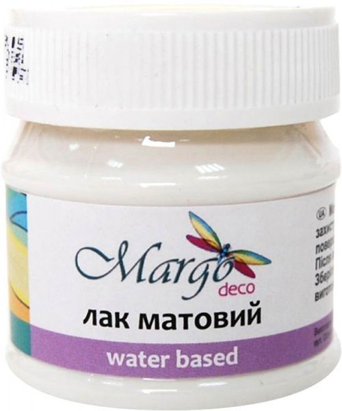 Лак финишный матовый на водной основе 50 мл