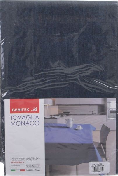 Скатерть Monaco 140x180 см синий Gemitex 