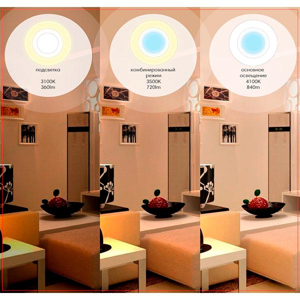 Светильник точечный Maxus 3-step 1-MAX-01-3-SDL-12-C 12 Вт 3000/3500/4100 К белый 