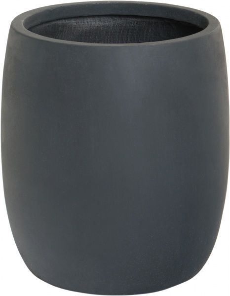 Кашпо Engard «Сондрио» 47x47x52 см овальный 112 л графит 