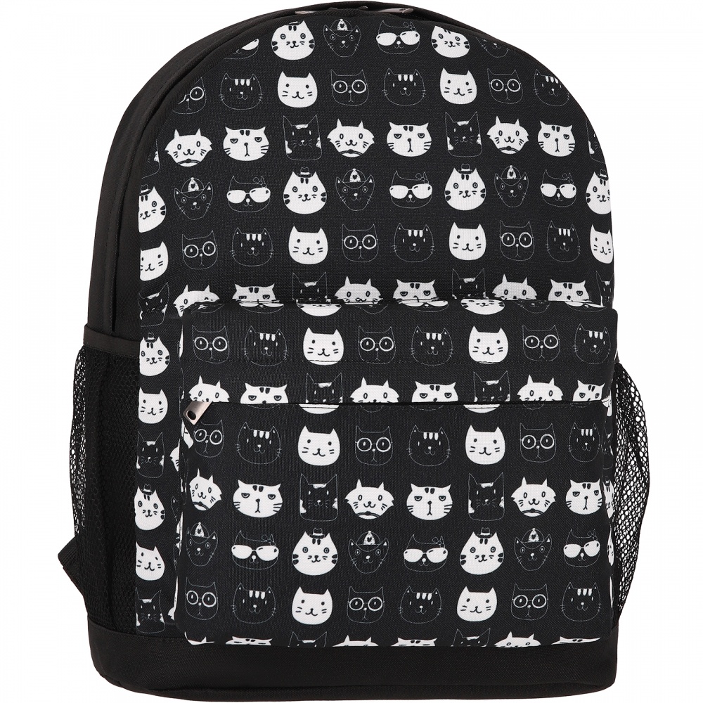 Рюкзак шкільний Bagland White and Black cats 17 л 533662