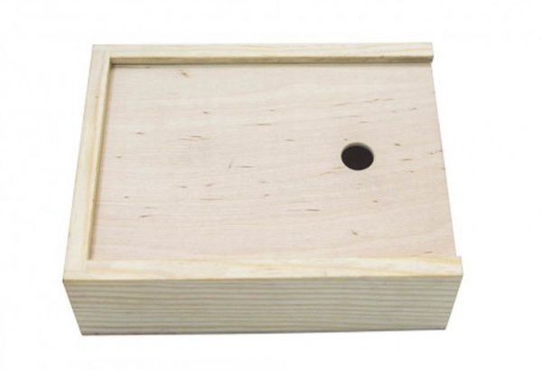 Пенал для гуаши деревянный 17х13,3х5,3 см