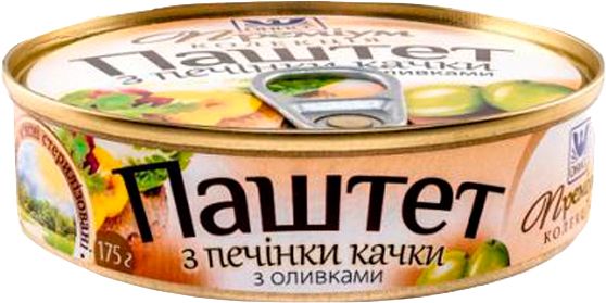 Паштет Онісс з печінки качки з оливками 175 г