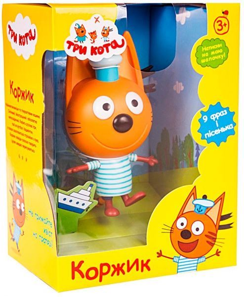 Фигурка коллекционная Три кота Коржик со звуковыми эффектами T17189 