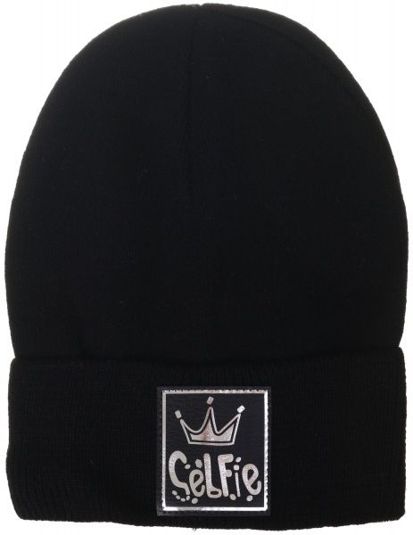 Шапочка дитяча для дівчинки Kraft+ 2641 р.50 чорний 