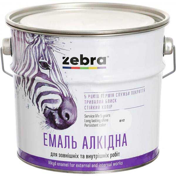 Эмаль ZEBRA алкидная ПФ-116 серия Акварель 814 бежевый глянец 12кг