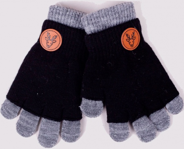 Рукавички YO! RED-0242C-AA50 р.18 хакі 