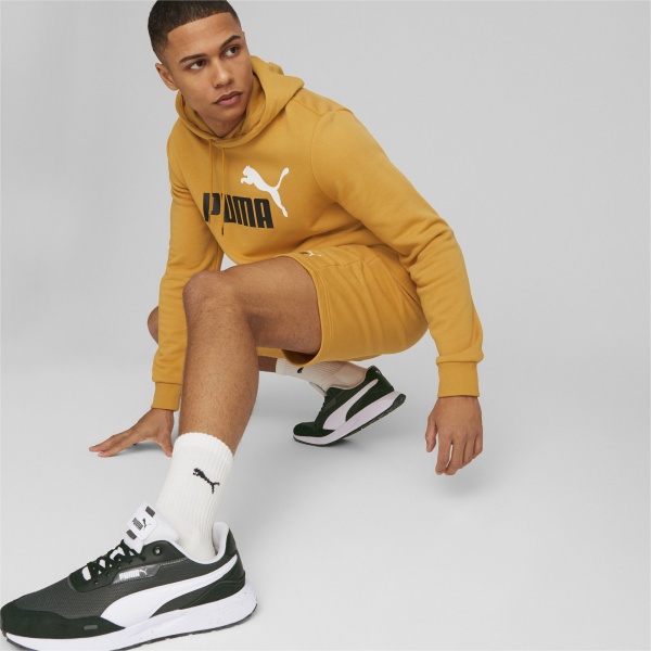 Джемпер Puma ESS+ 2 COL BIG LOGO HOODIE TR DESERT CLA 58676530 р.XL оранжевый