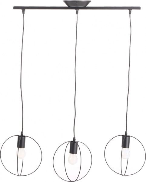 Люстра VITALUCE V4328-1/3S 3X60 ВТ E27 черный