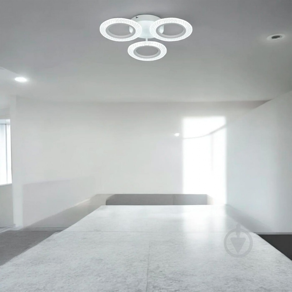 Люстра стельова Accento lighting ELLY AC 3R 32 Вт білий