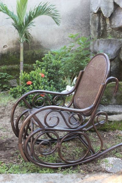 Кресло-качалка Indigo Прого 110x60x110 см коричневый 