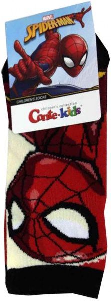 Шкарпетки Conte-Kids дитячі, CK MARVEL (короткі) 356 17С-133СПМ р.16 червоний із чорними вставками 