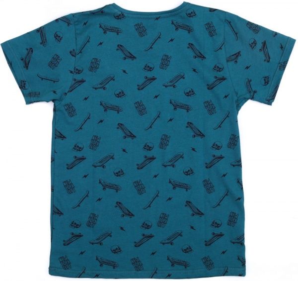 Футболка для хлопчиків Фламінго р.164 зелений із чорним 864-124 