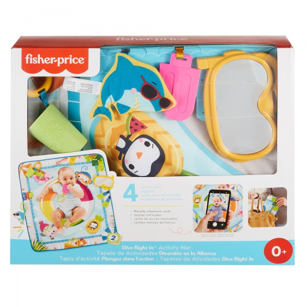 Игровой коврик Fisher Price Морские приключения GRR44