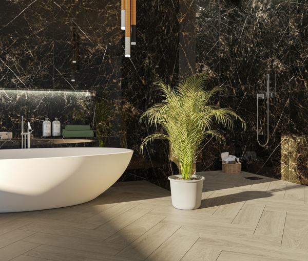 Плитка EcoCeramic VERDI NEGRO 60х120 