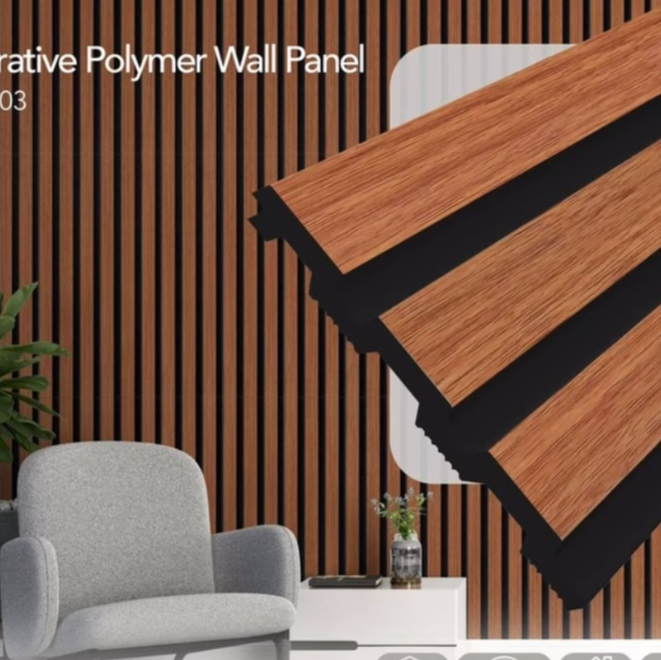 Реечная панель Walldeco полимерная 115x12x2900 мм светло-серый (D404-302 )