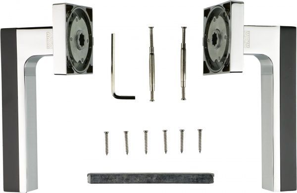 Ручка на розетці MVM Z-1410 полірований хром