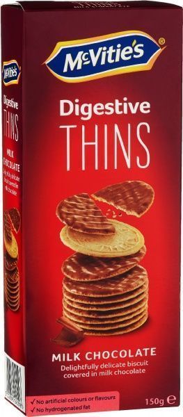 Печиво McVitie's Milk Chocolate Thins 150 г 