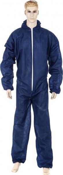 Комбинезон Виола одноразовый с капюшоном рост универсальный синий