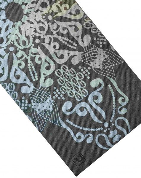 Килимок для йоги LiveUp PVC Printed Yoga Mat 183х61х0.8 см сірий