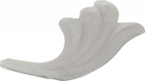 Декоративний елемент штампований 100х50 мм лівий