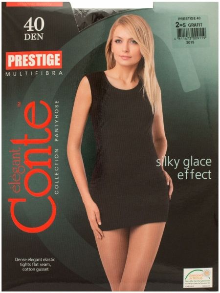 Колготки Conte PRESTIGE 40 den grafit р. 2 графит 