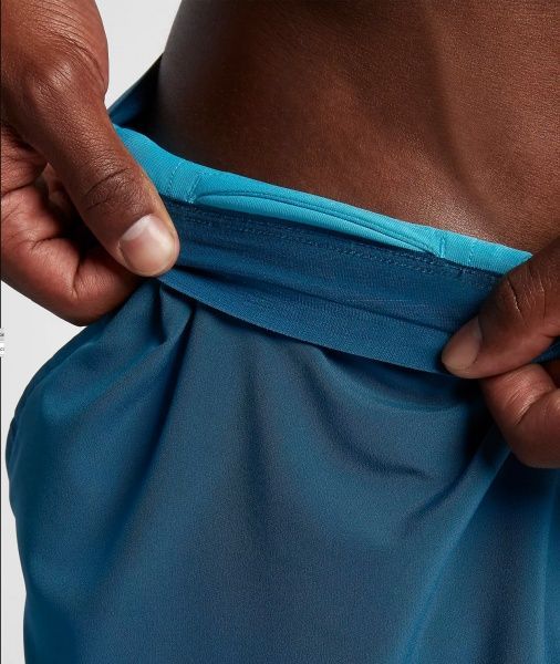 Шорти Nike M NK FLX DSTNCE SHRT 7IN 2IN1 892905-474 р. S синій