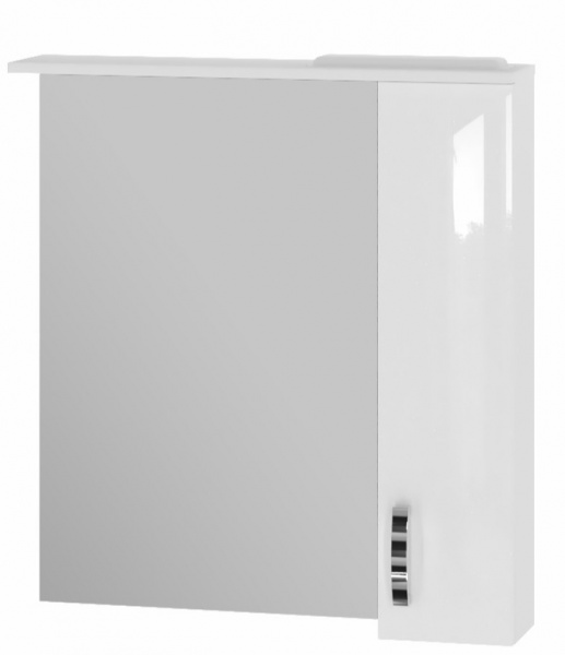 Дзеркало з шафкою ЮВЕНТА Trento TrnMC-75 права біла