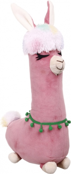 Подушка-обнимашка Лама 22x47 см пудра Гулівер Країна 