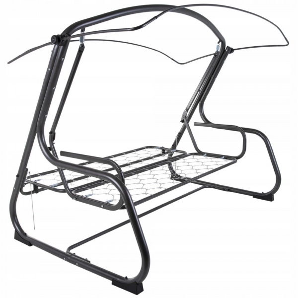 Гойдалка з навісом Patio Ravenna геометричний принт 209х171х132 см 