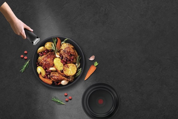 Набор посуды Ingenio Black Stone 7 предметов L3998702 Tefal