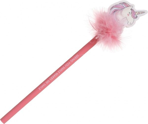 Олівець чорнографітний з пушком Єдиноріг