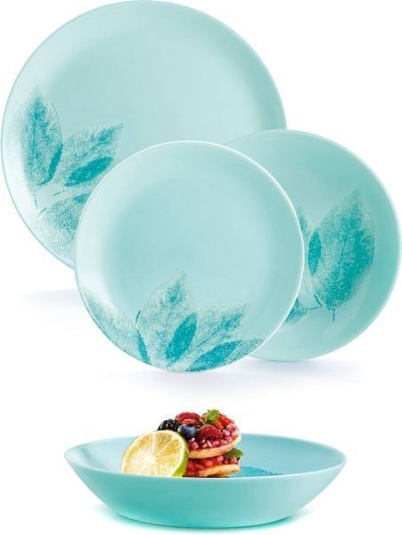 Сервиз столовый Diwali Arpegio Turquoise 18 предметов Luminarc