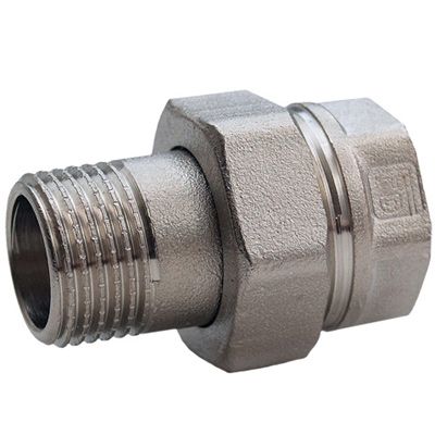 Сгон с накидной гайкой ВН FADO S.r.l никель 3/4'' прямой