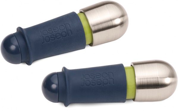 Набір корків для пляшок силіконових BarWise 7,7х2,4х2,4 см 2 шт. сині Joseph Joseph