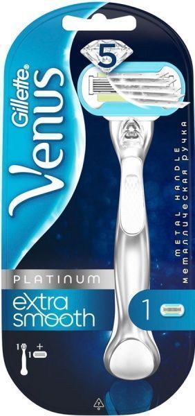Станок для гоління Gillette Venus Platinum Extra Smooth зі змінним картриджем 1 шт.