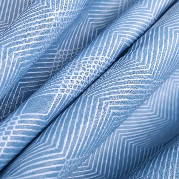 Штора Yarn-Dyed Жаккард 150х275 см синий UP! (Underprice)