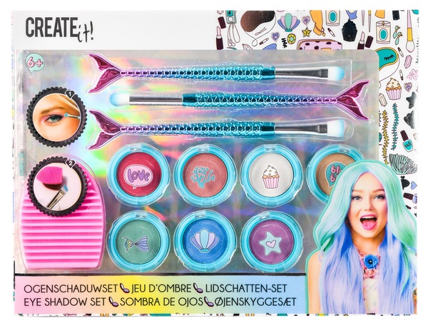 Набір дитячої декоративної косметики CREATE IT! Тіні для повік Русалонька