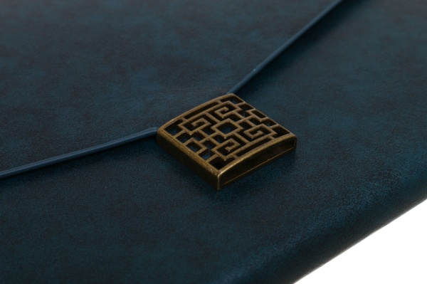 Книга для записей Деловая с металлической застежкой А5 зеленый