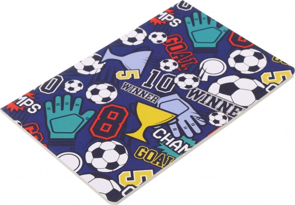 Блокнот Футбол 4 13,5х20,5 см Mikirei