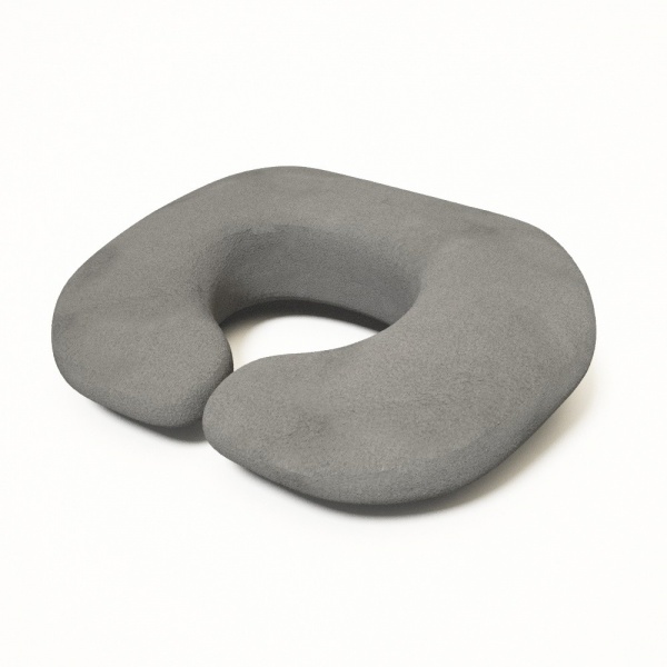 Подушка-підголівник Комфорт текстиль М4 (темно-сіра) 