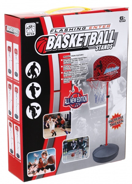 Игровой набор MERX Limited баскетбольная сетка на металлической стойке 29х9х35 см MX0355575