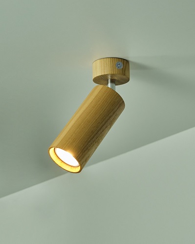 Светильник настенно-потолочный Iterna Alta spot светлый ясень 1xGU10 LW085