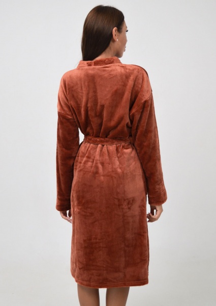 Халат домашний женский Roksana ASSORTY №1209 /90069 р. L оранжевый