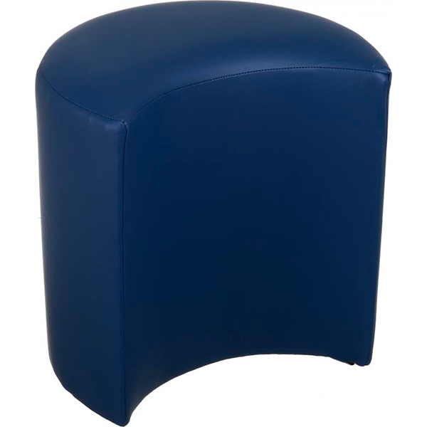 Пуф Марбет Півмісяць 400x400x240 мм Soft №09 синій 