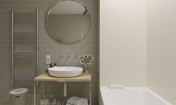 Плитка Golden Tile Metrotiles plane оливковий 46R011 10x20 