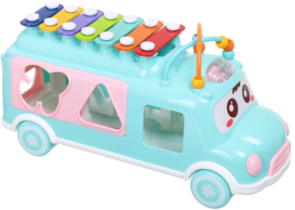 Іграшка музична-сортер Hang Wing Автобус 25х15 см HW19002578